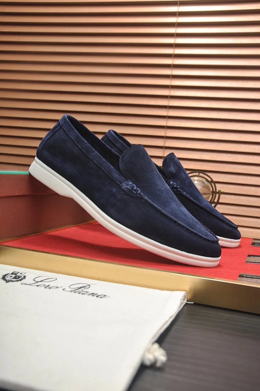 Men's shoes 💰400💶[𝐥𝐨𝐫𝐨 𝐏𝐢𝐚𝐧𝐚] [Couple model] High-end quality, affordable price, LP classic loafers, Italian treasure brand, the only brand that can match Hermès! Only after wearing it do we know that we can’t live up to our feet. Women’s code: 35-40 (customized sizes 34, 41, 42 are non-returnable) Men’s code: 38-44 (customized 45, 46, 47, 48 are non-refundable) Fabric: Customized imported cashmere Lining: Customized imported fetal cowhide Foot: Imported benzene-dyed calfskin Outsole: Exclusive original glass rubber outsole